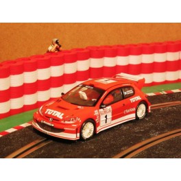 PEUGEOT 206  WRC "RALLY DE MONTECARLO 2003" GRÖNHOLM  (SCALEXTRIC)